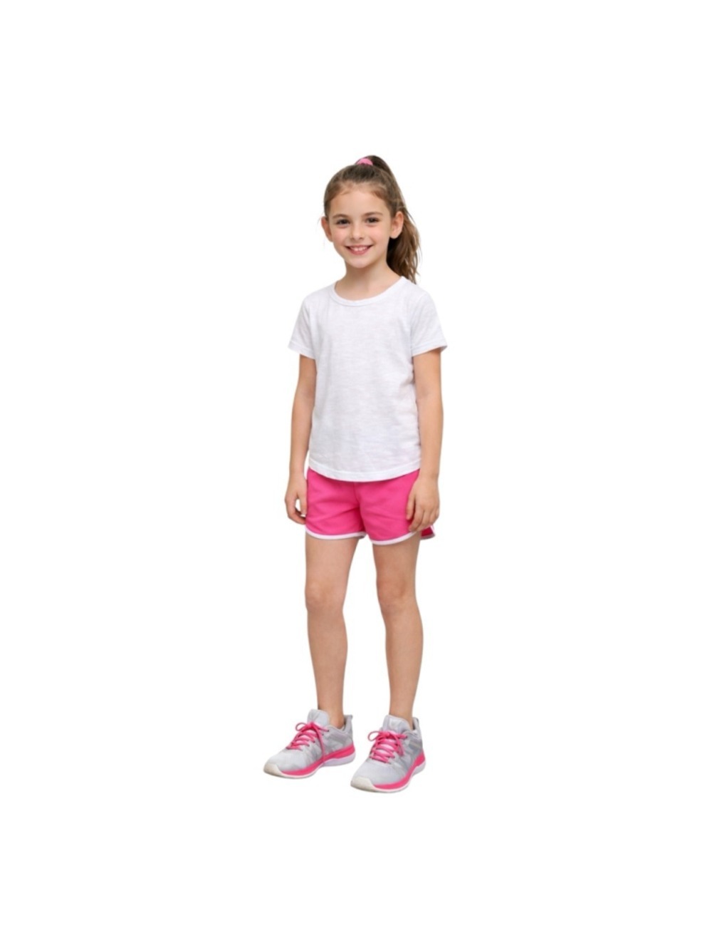 Nike Jordan Youth 2Y Gray Pink Jumpman Sneakers Athletic Shoes